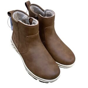 NEW Khombu Brown All Weather Memory Foam Water Repellant Boot Sz 8